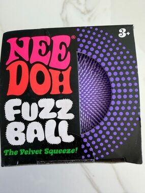 NeeDoh Purple Fuzz Ball RARE